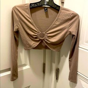 Windsor Tan crop top